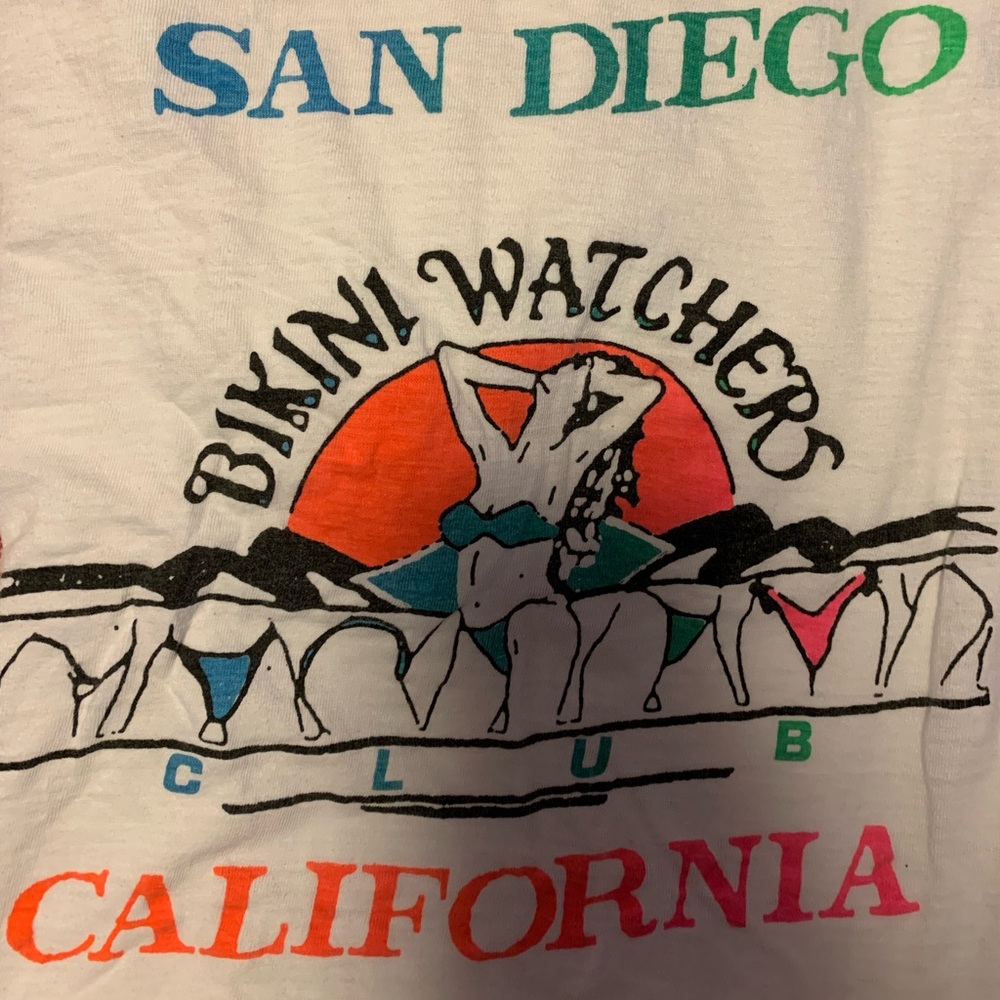 Vintage San Diego Cropped T Shirt